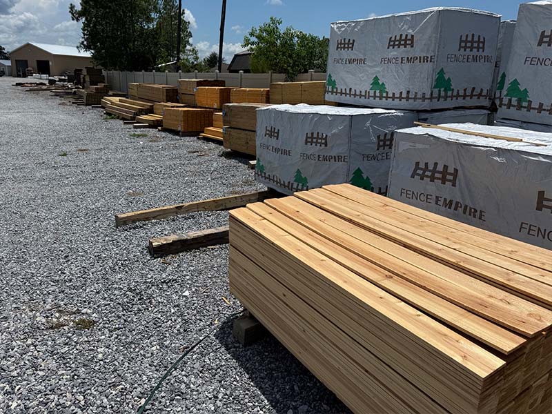 Fence Building Materials for Sale in Panama City Florida