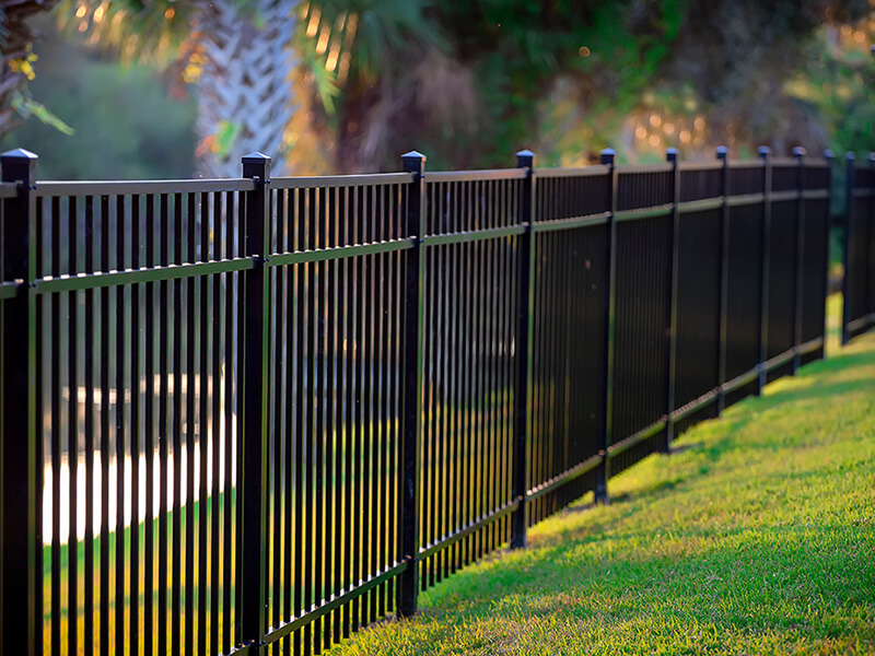 Aluminum fence material distribution company in the Panama City Florida area.
