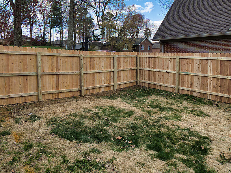 Wood fence material sales in the Panama City Florida area.
