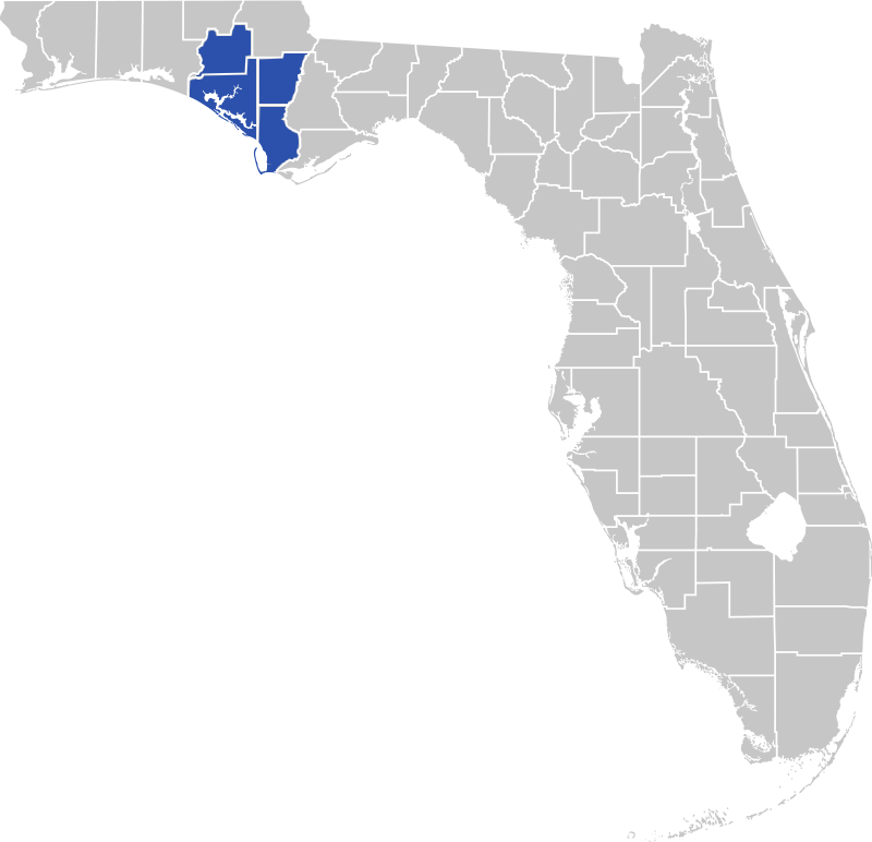 florida county map
