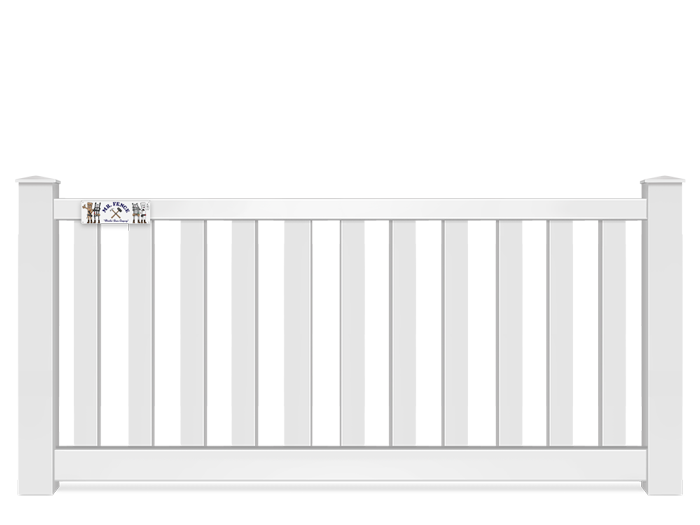 4 Foot Closed Top Vinyl Fence Company in Panama City Florida