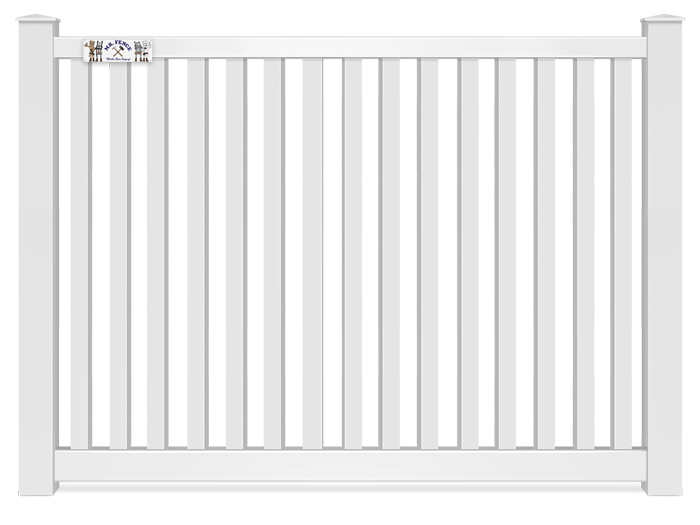 6 Foot Closed Top Vinyl Fence Company in Panama City Florida