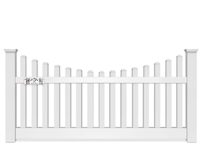 4 Foot Concave Vinyl Fence Company in Panama City Florida