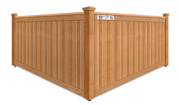 Cedar Board On Board Fence in Panama City FL