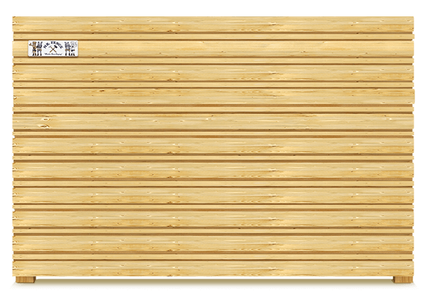 Horizontal style wood fence in Panama City Florida