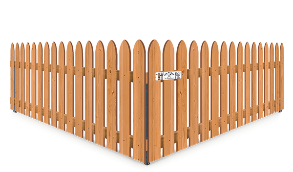 Cedar picket Fence in Panama City FL